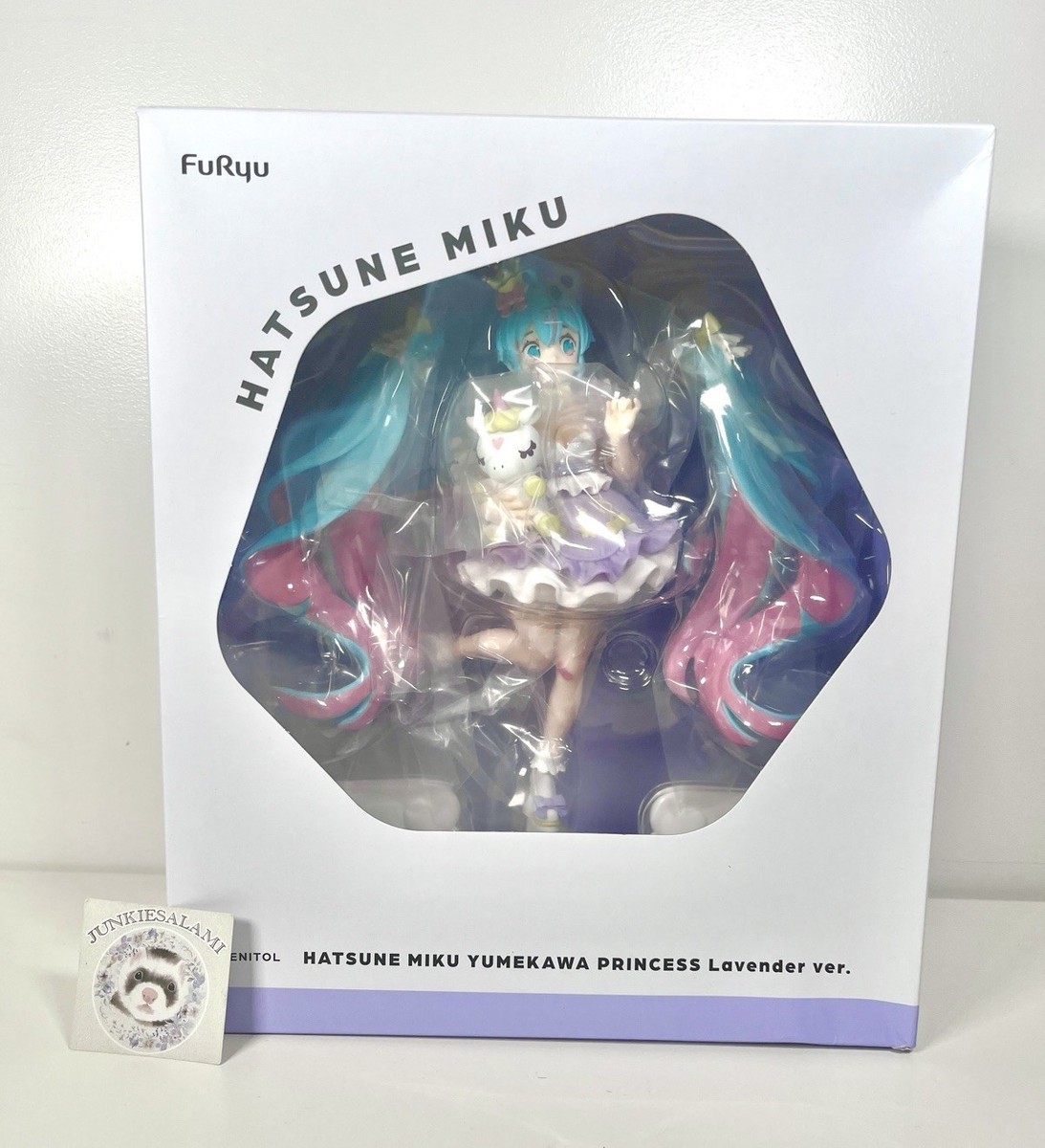 FuRyu Tenitol Hatsune Miku Yumekawa Princess Lavender Ver. Figure