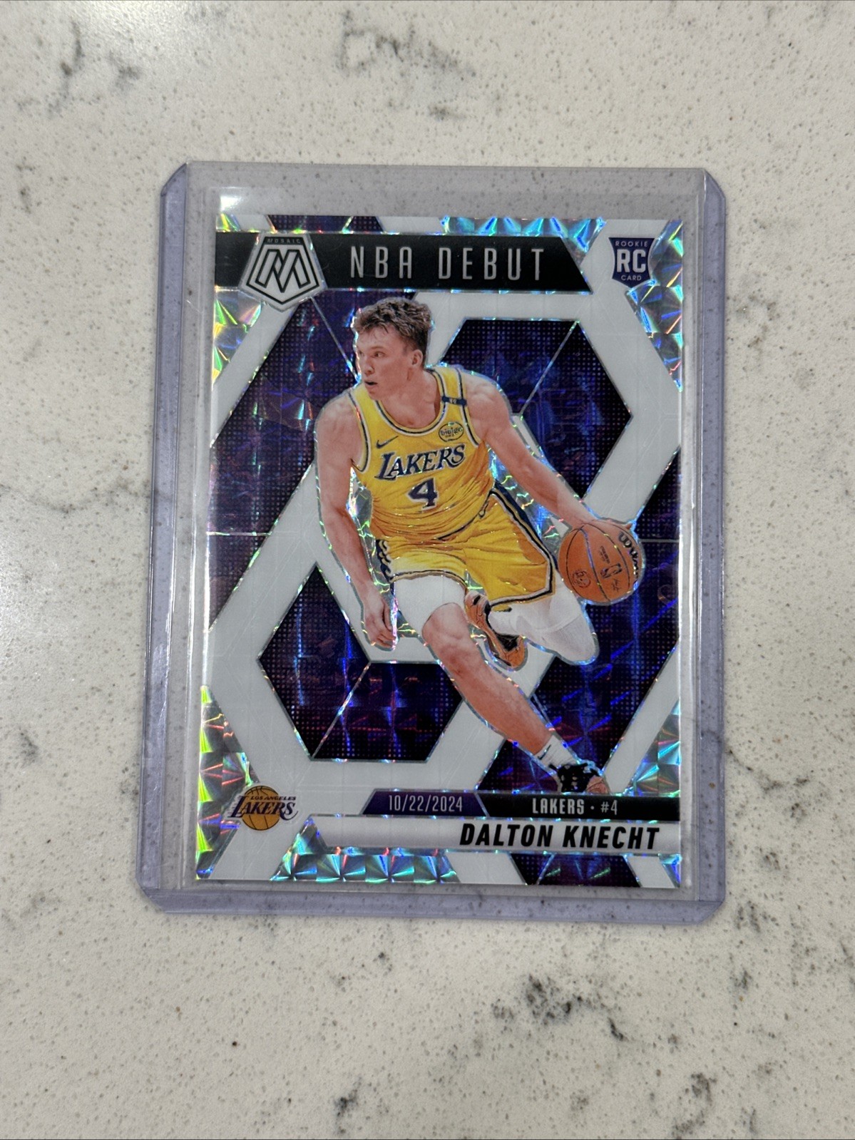DALTON KNECHT 2024-25 PANINI MOSAIC #264 ROOKIE White /35