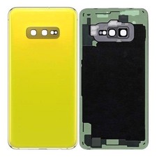 Galaxy S10e Back Door  Camera Lens In Canary Yellow