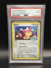 2006 SKITTY Pokemon Card #41 EX Crystal Guardians Reverse Holo PSA 9 on eBay