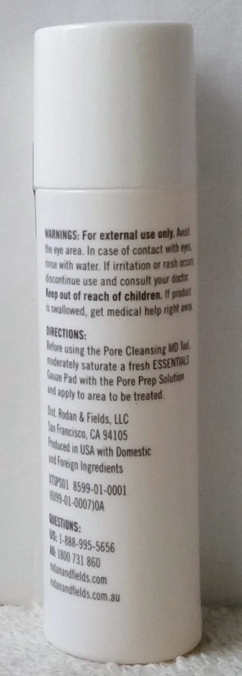 Rodan + Fields Pore Prep Solution Exfoliate Skin Reduce Redness 1 oz 30mL Sealed - Image 2 of 3