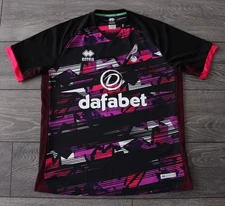 NORWICH CITY THIRD FOOTBALL SHIRT 2020-2021 SOCCER JERSEY ERREA MENS SIZE LARGE