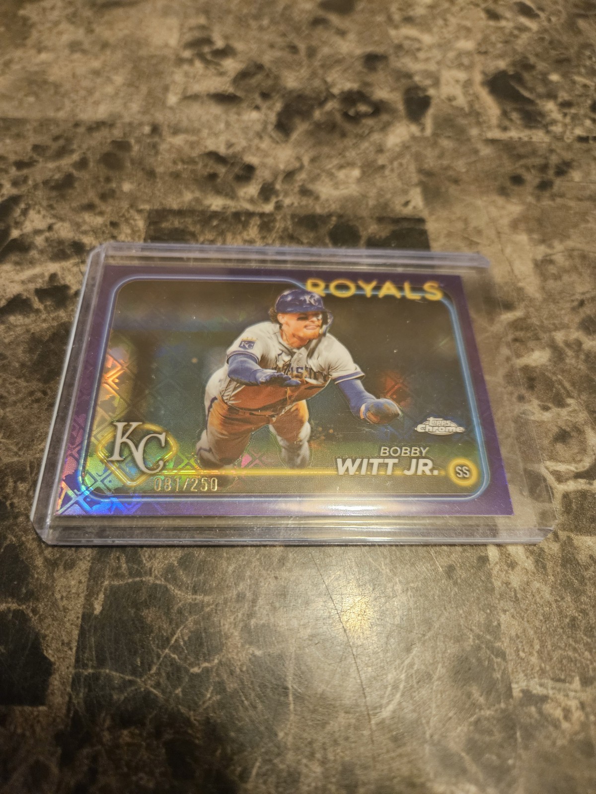 2024 Topps Chrome - Bobby Witt Jr. #120 Purple Refractor /250