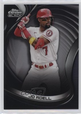 2022 Topps Chrome Black Refractor 133/199 Jo Adell #49 4pn