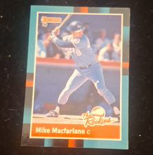 Donruss 1988 The Rookies Baseball - Mike Macfarlane #55 Royals Rookie Card. rookie card picture