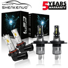 For Ford Focus 2003-2004 Combo Led Headlight H49145 Fog Lights White Kit 4pcs