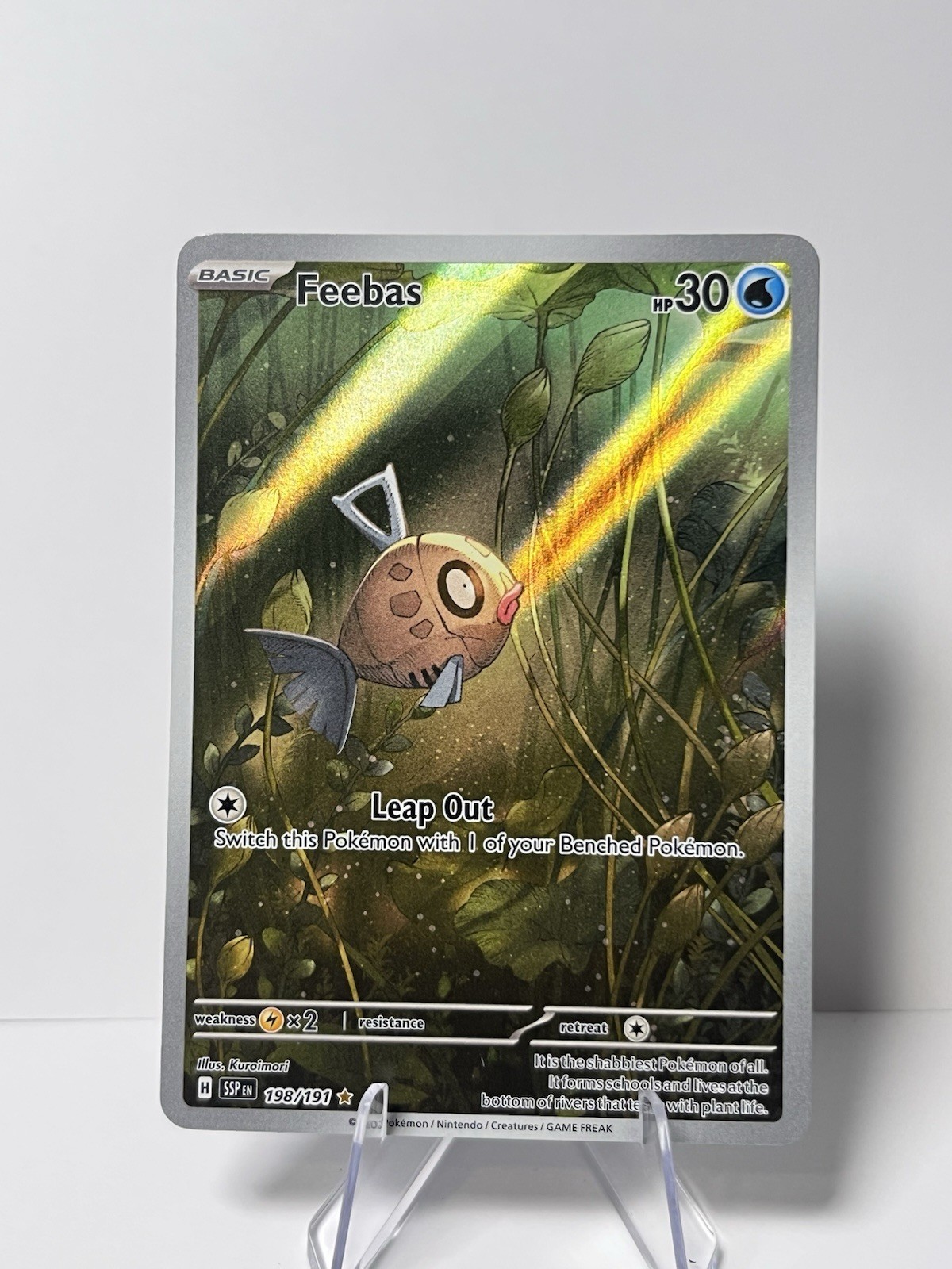 Feebas 198/191 Sv08: Surging Sparks Holo