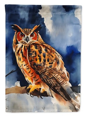 Caroline's Treasures Eurasian Eagle Owl House Flag DAC3222CHF