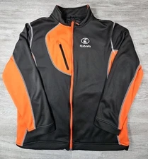 Kubota Lethal 2 Jacket By Choko Authentics Mens XL Black Softshell Full Zip 