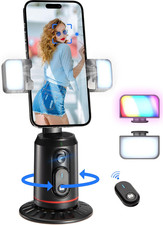 Auto Face Tracking Phone Holder, 360  Rotation Face Body Phone Tripod Smart Shoo