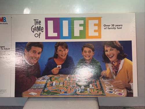 Vintage 1991 Edition The Game of Life Board Game by Milton Bradley COMPLETE MINT
