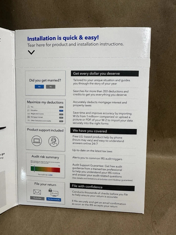 Intuit TurboTax 2022 Deluxe Tax Software NEW * FREE Shipping! - Image 3 of 4
