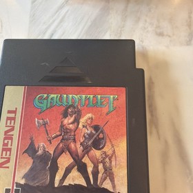 Gauntlet (Tengen) Black NES Nintendo Cartridge Protective Case Custom Print Art