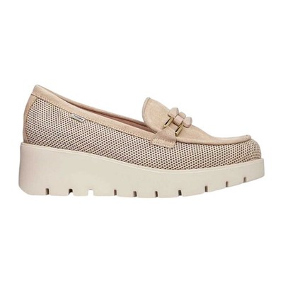 Callaghan Damen Halbschuh Rosa Wildleder mit Keilabsatz