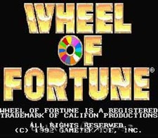 WHEEL OF FORTUNE - SNES Super Nintendo Game
