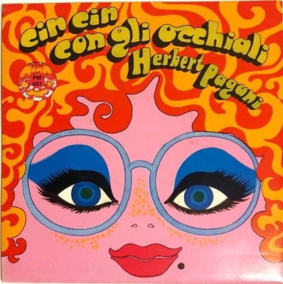 HERBERT PAGANI CIN CIN MIT BRILLE 7'' 45 RPM 1968 MAMA PM 001 ITALY