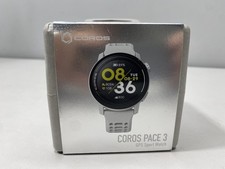 Coros Pace 3 GPS Smart Sport Watch - White Silicone