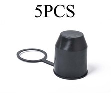 5PCS Universal 50mm Trailer Hitch Ball Cover Protective Cap fits Towing Vehicles