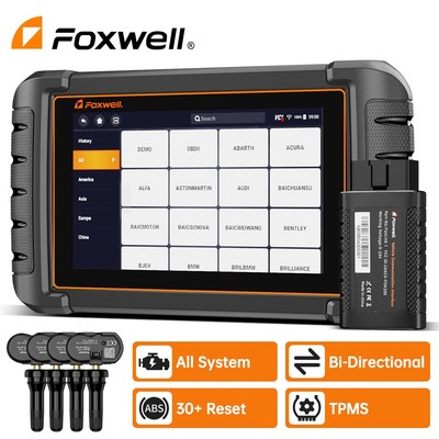 Foxwell NT809 TS OBD2 Scanner Bidirectional TPMS Programming Diagnostic Tool ABS