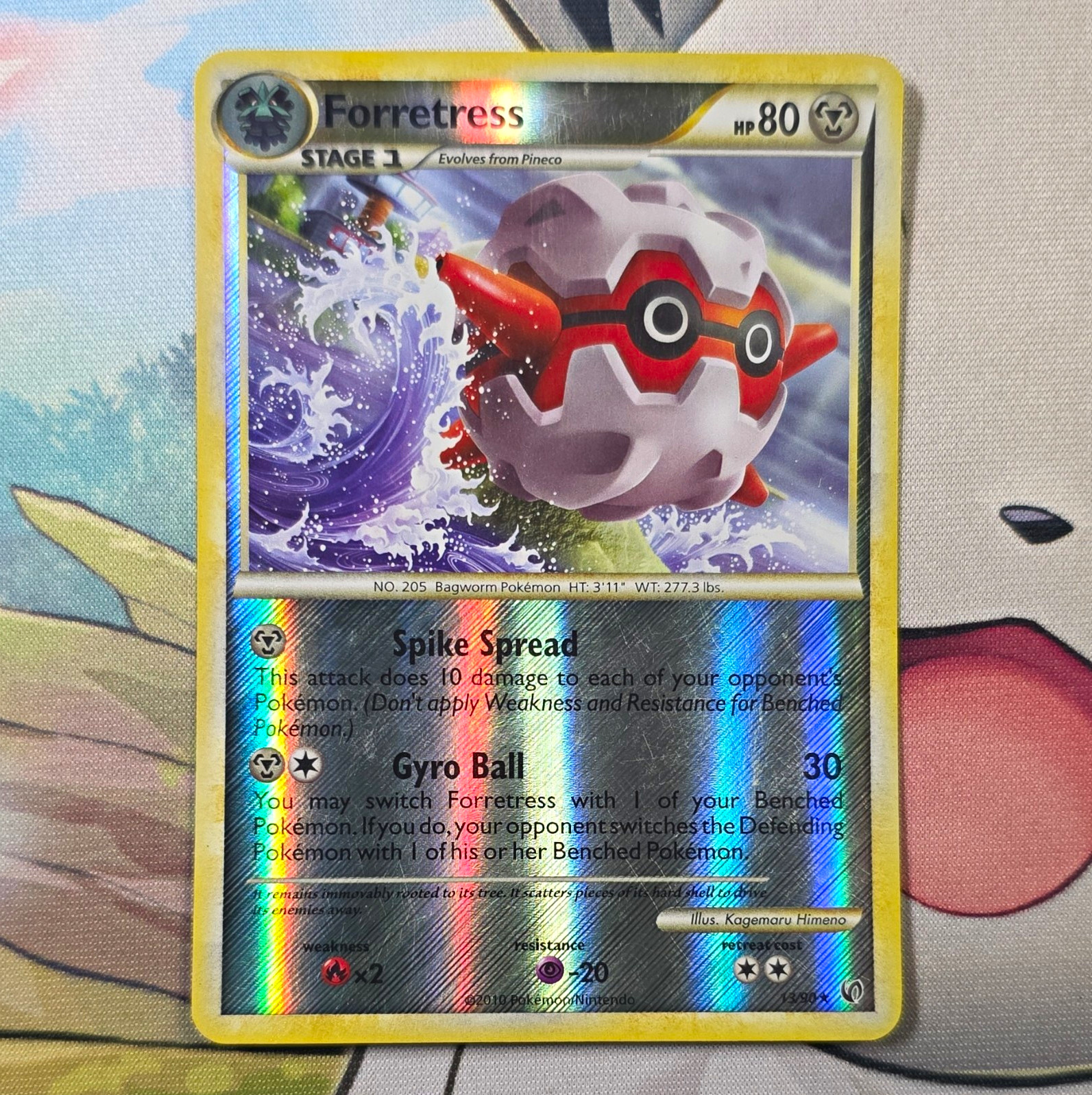 The Pokémon Company Pokémon TCG Forretress 13/90 Undaunted Rare Reverse Holo EN