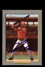 Signed Baseball Card Auto Edwin Encarnacion 2006 Topps Turkey Red #559 Reds