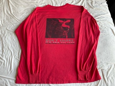 Vintage 90 s Anti Smoking Thin Tee USA It ll Drag You Down   2XL