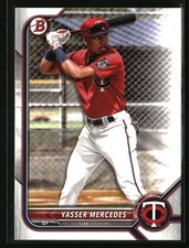 2022 Bowman Draft Yasser Mercedes #BD-11 Minnesota Twins