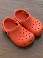 Crocs Unisex Child?s Orange - Size C6 (UK3 Kids) -  Excellent Condition