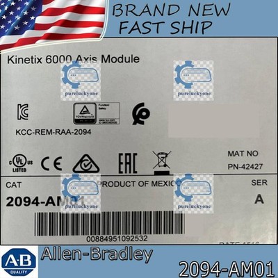 NEW PLC Kinetix 6000 Servo Drive 2094-AM01 200/230V System 9A Motor New