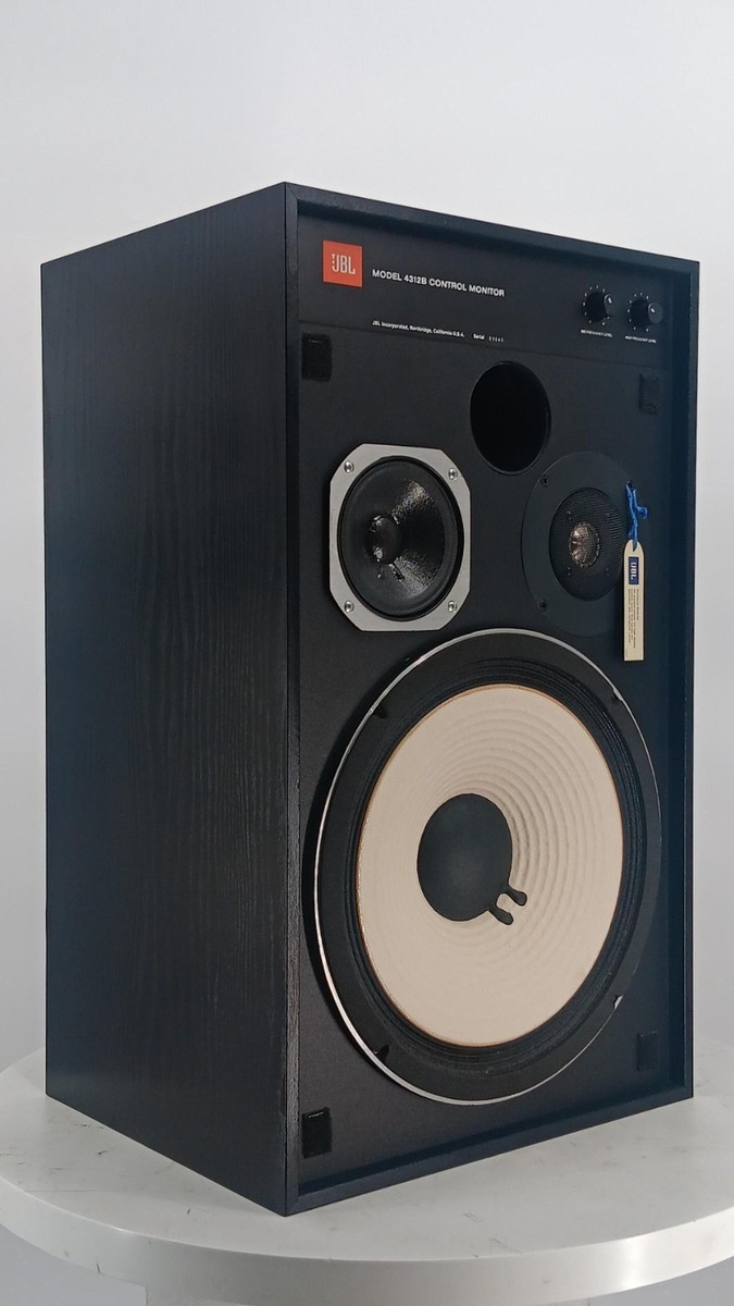 Pair of JBL 4312B Control Monitor Speakers –Restored- Fast