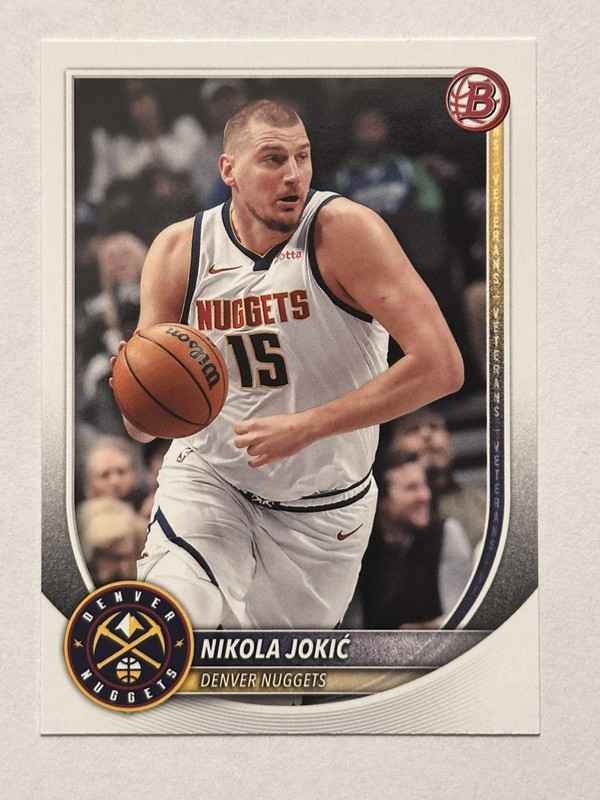 2025-26 Bowman Nikola Jokic 🔥 Denver Nuggets 2026 NBA Playoffs topps