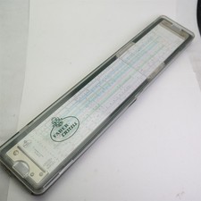 Vtg Faber-Castell Novo Duplex 2/83 N Slide Rule W/ Case Germany made MINT 
