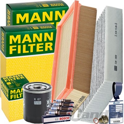 MANN FILTER INSPEKTIONSPAKET passend für SMART FORFOUR 454/ 64+75+95 PS 1.1+1.3