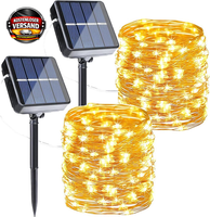 Solar Lichterkette AußEn 12M 120 Led Wetterfest Mit 8 Modi FüR Garten Terrasse B