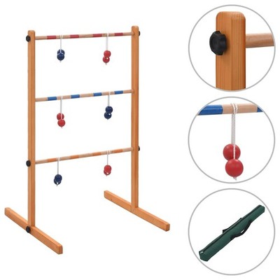 Holz Leitergolf Laddergolf  Ladder Golf Wurfspiel Bola Outdoor Spiel vidaXL