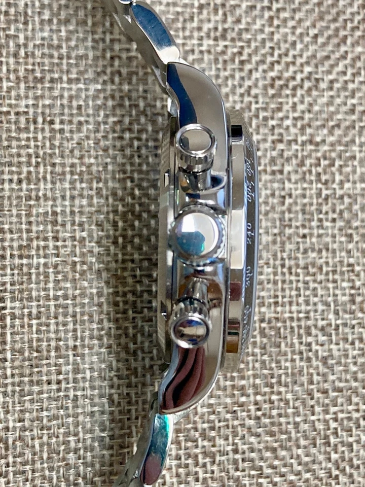 Bradstreet & Mohr™ Men's Chronograph Watch with Panda Dial & Tachymetre - Image 4 of 4