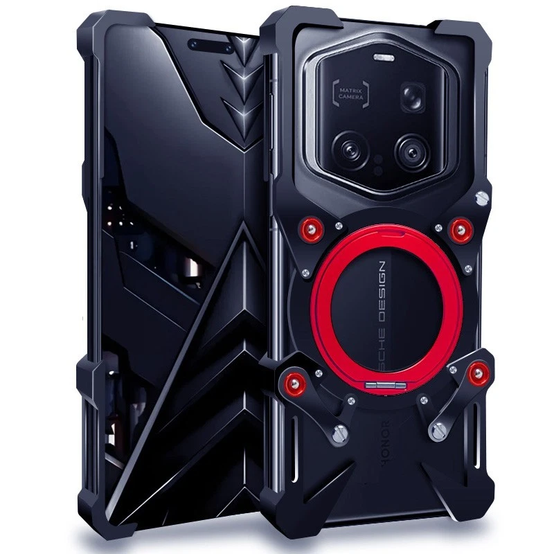 Metal Rimless Stand Case For Huawei Honor Magic 8 7 4 3 Pro 5 Lite 6 3 Ultimate - Image 3 of 4