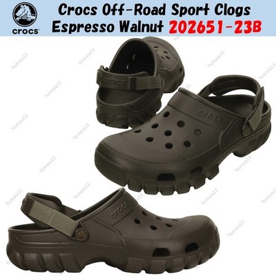 Crocs Off-Road Sport Clogs Espresso Walnut 202651-23B Unisex Size