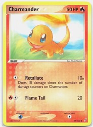 Charmander 48/100 EX Crystal Guardians Common