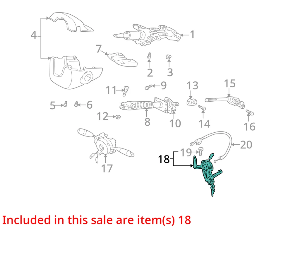 Used Ignition Switch fits: 2005 Suzuki Vitara Grand AT Grade A - Image 3 of 4