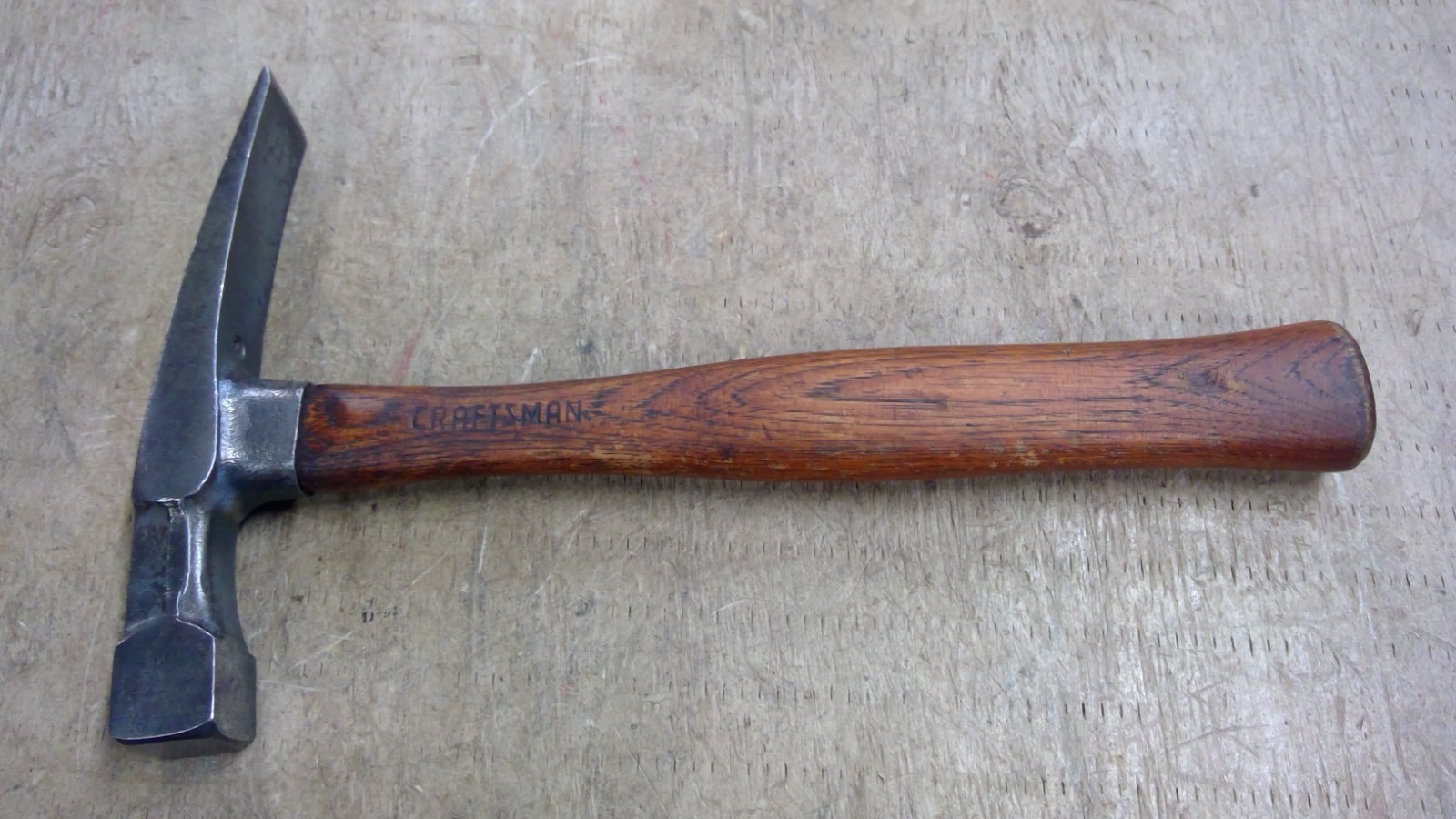 Vintage 16oz. Craftsman Masonry Hammer Stone, Mason, Brick Rock USA