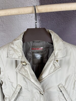 Prada red tab vintage nylon gore-tex coat jacket art. 280705 Prada red tab vintage nylon gore-tex coat jacket art. 280705