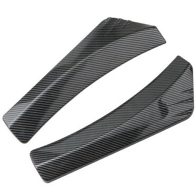  2Pcs Car Accessories Auto Bumper Spoiler Rear Lip Splitter Diffuser Protector 