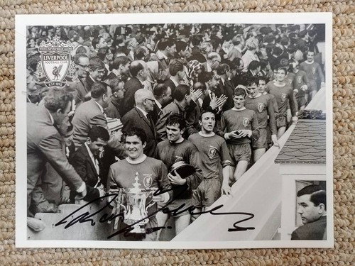 Hand Signed FA Cup Final 1965 - Liverpool FC v Leeds Utd Bundle - Picture 4 of 12
