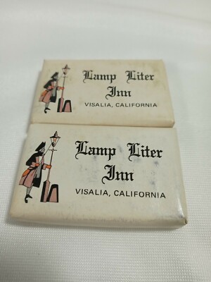 Lamp Liter Inn Paul Bunyan Lodge Visalia California Advertising Hotel Soap 2