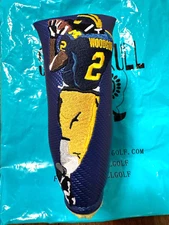 NEW Michigan Wolverines Football Sugar Skull Golf Blade Cover Rare 1 Of 30 Made