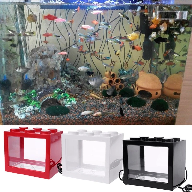 Mini fish tank best sale light