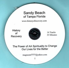 11 Enthusiastic Alcoholics Anonymous Speakers on CDs Sandy Beach Earl H +9others