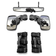 WEISEN Rear Side & Center View Mirrors For Can Am Maverick 1000 1000R 2013-2018