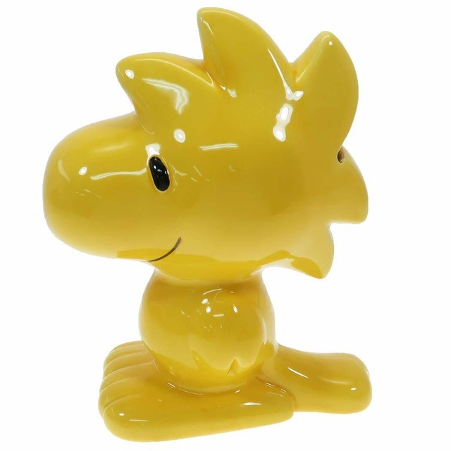 Peanuts Snoopy Woodstock coin bank money cash collectible saving box